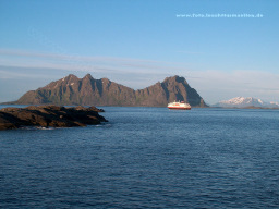 Svolvær Lofoten Hurtigruten Nordlys - Norwegen